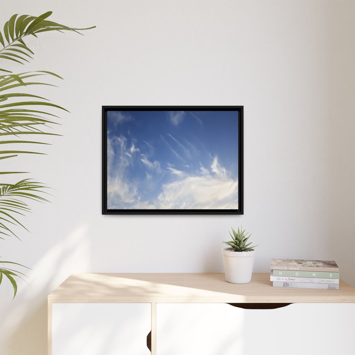 Whispers of Sky - Unique Stretched Canvas Wall Art