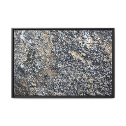 Crystalline Echoes - Unique Stretched Canvas Wall Art