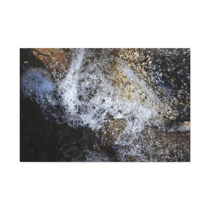 Liquid Stone - Unique Frameless Canvas Wall Art