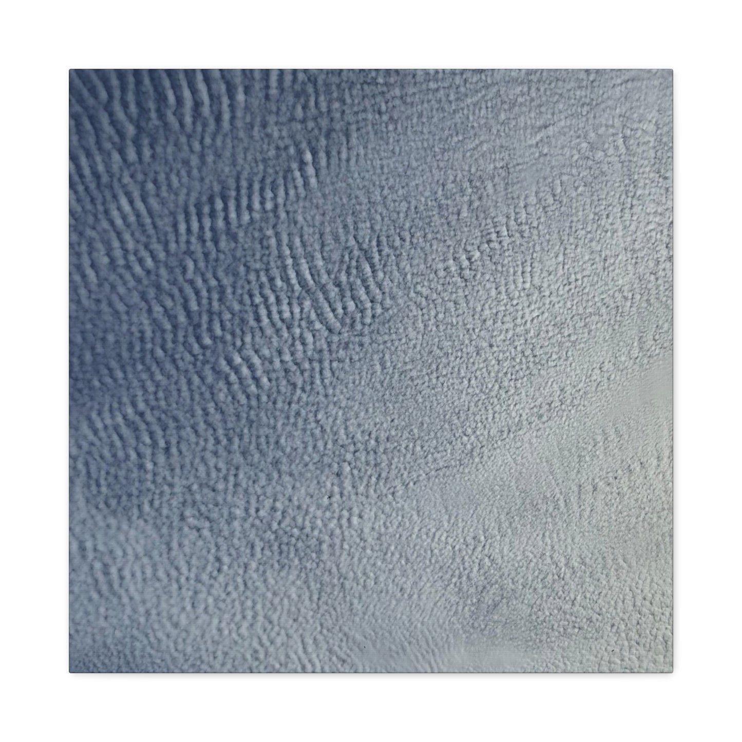 Undulating Whispers of Cerulean - Unique Frameless Canvas Wall Art