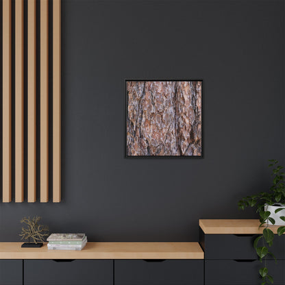 Woody Layers - Unique Stretched Canvas Wall Art