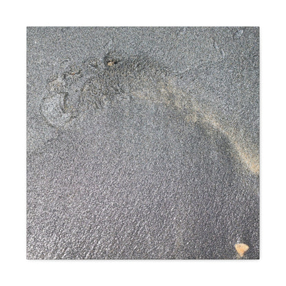 Ephemeral Whispers of Granite - Unique Frameless Canvas Wall Art