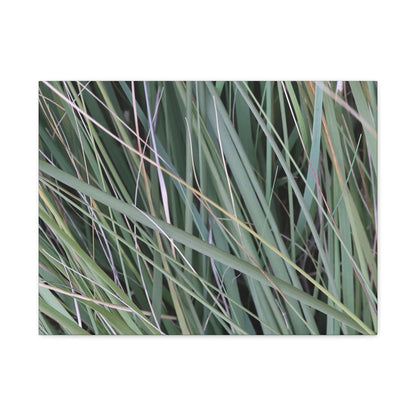 Whispers of Green - Unique Frameless Canvas Wall Art
