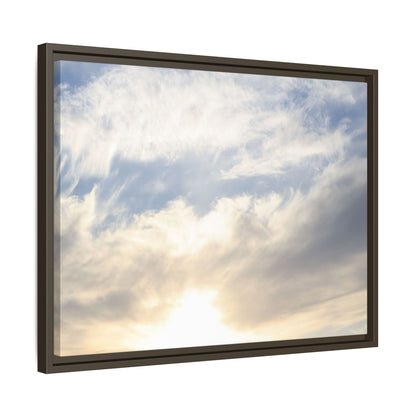 Sky's Ethereal Whisper - Unique Stretched Canvas Wall Art