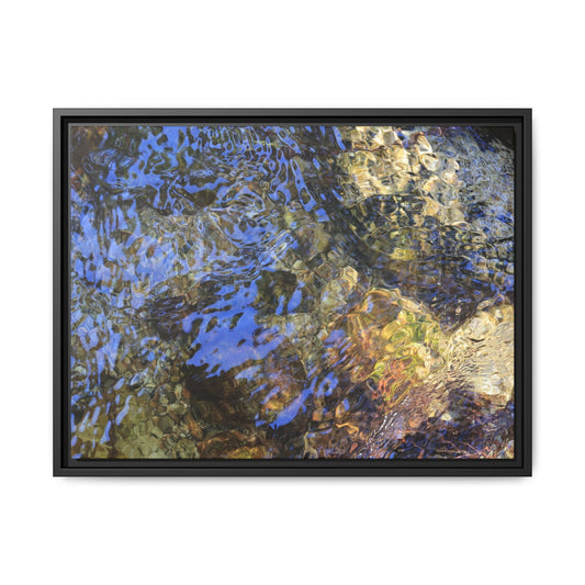 Aquatic Kaleidoscope - Unique Stretched Canvas Wall Art