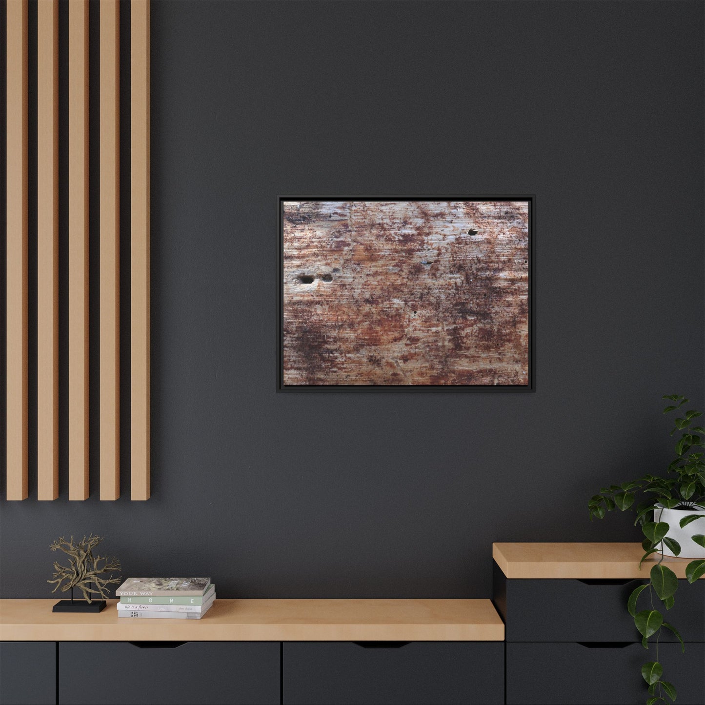 Rustic Textures - Unique Stretched Canvas Wall Art