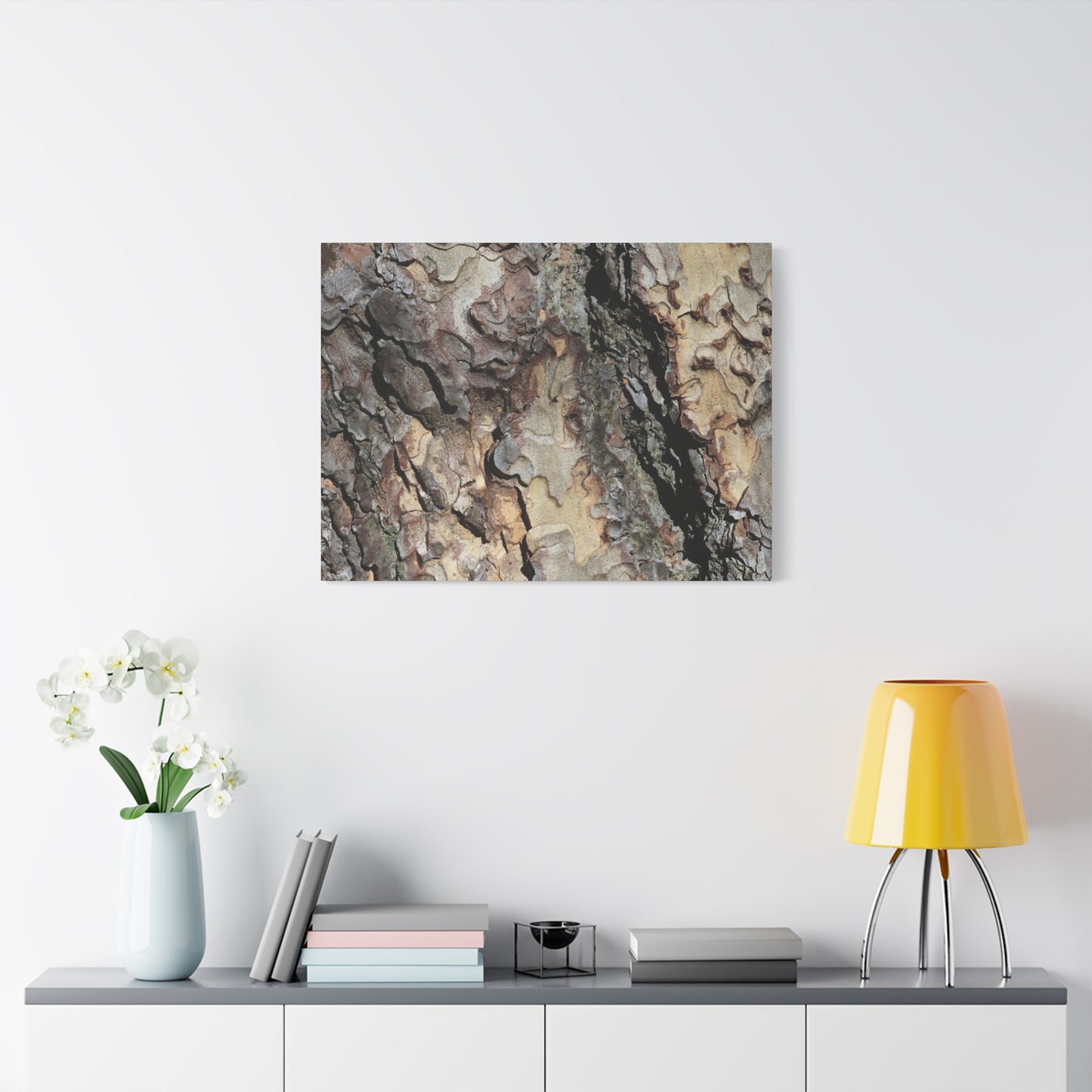 Wooden Labyrinth - Unique Frameless Canvas Wall Art