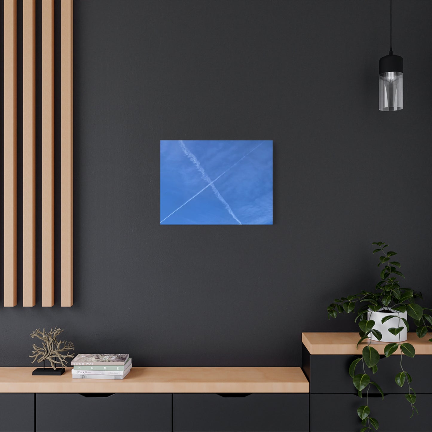 Crossing Paths - Unique Frameless Canvas Wall Art