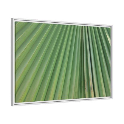Emerald Rays - Unique Stretched Canvas Wall Art