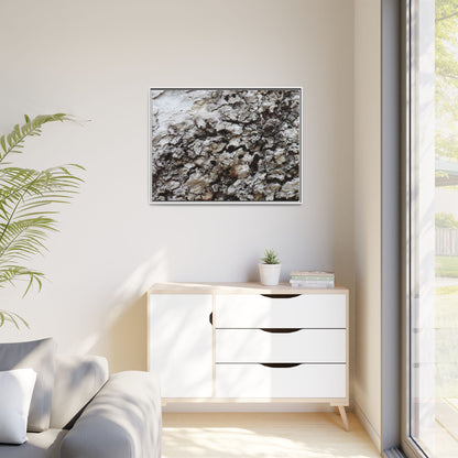 Cracked Terrain - Unique Stretched Canvas Wall Art