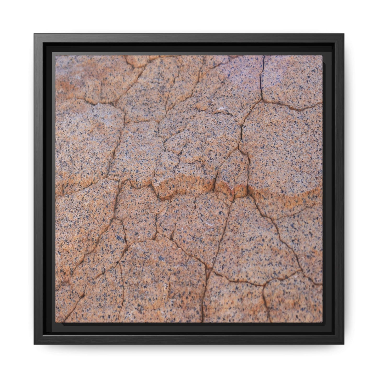 Fragmented Earth - Unique Stretched Canvas Wall Art