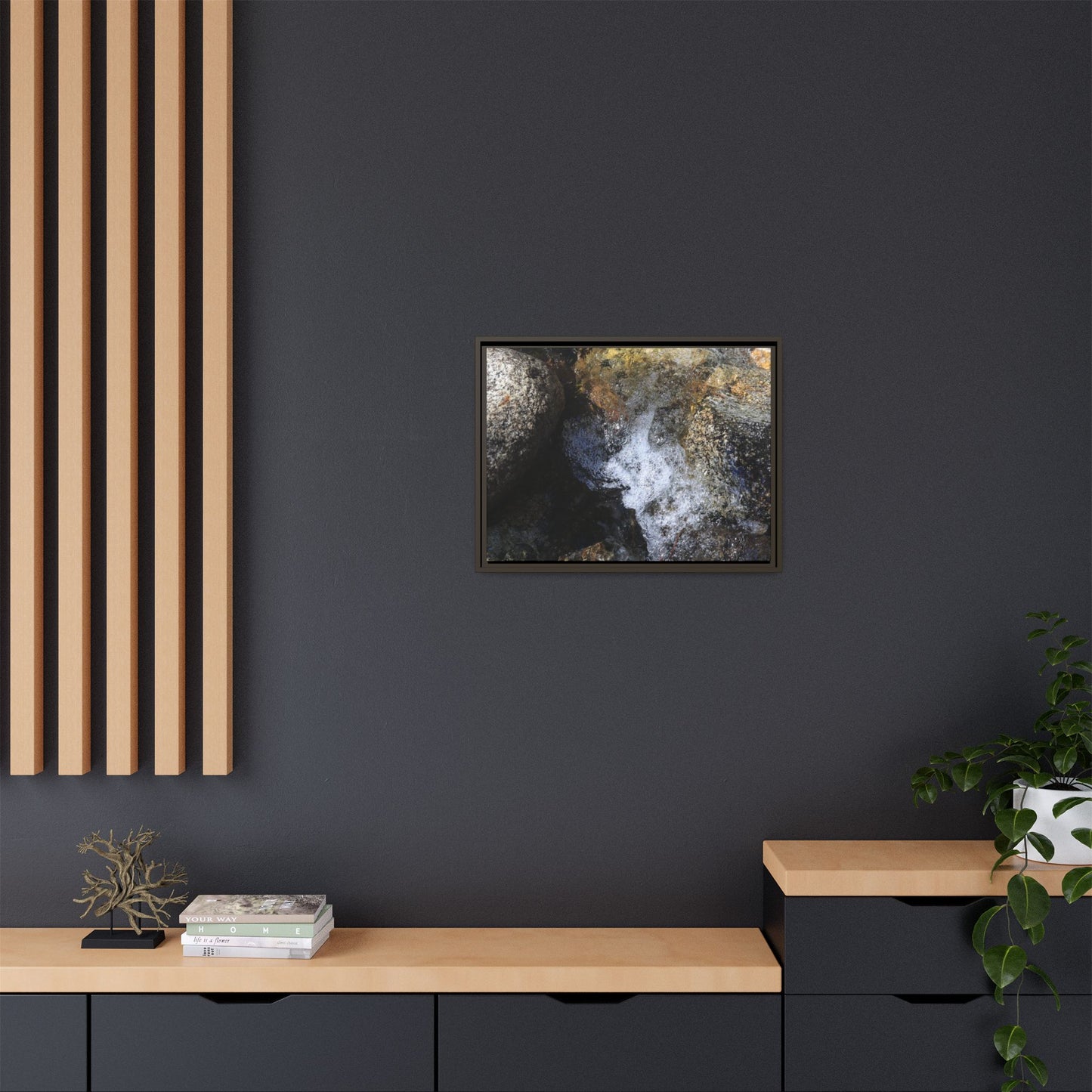 Nature's Turbulence - Unique Stretched Canvas Wall Art