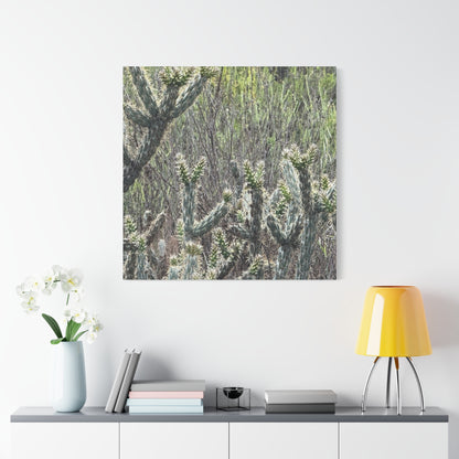 Spiny Sentinels - Unique Frameless Canvas Wall Art