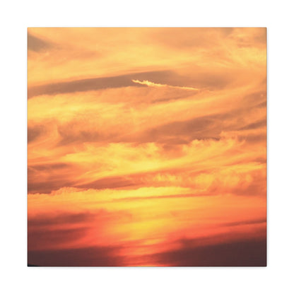 Golden Whispers - Unique Frameless Canvas Wall Art