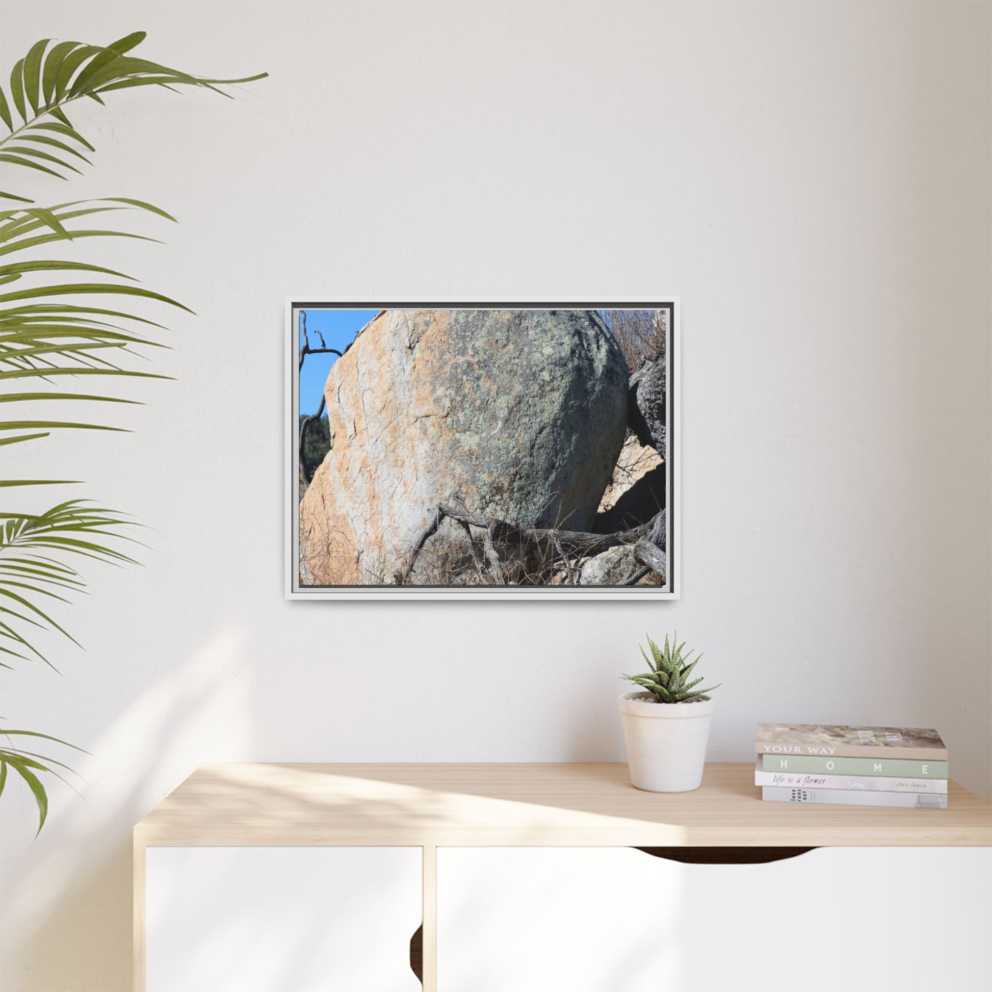 Stony Sentinel - Unique Stretched Canvas Wall Art - Art By Earth