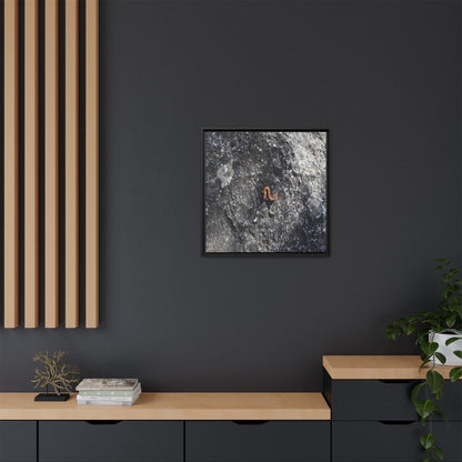 Volcanic Ash and Copper - Unique Stretched Canvas Wall Art
