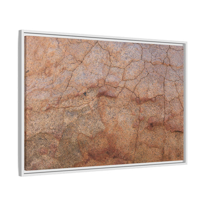 Russet Fissures - Unique Stretched Canvas Wall Art