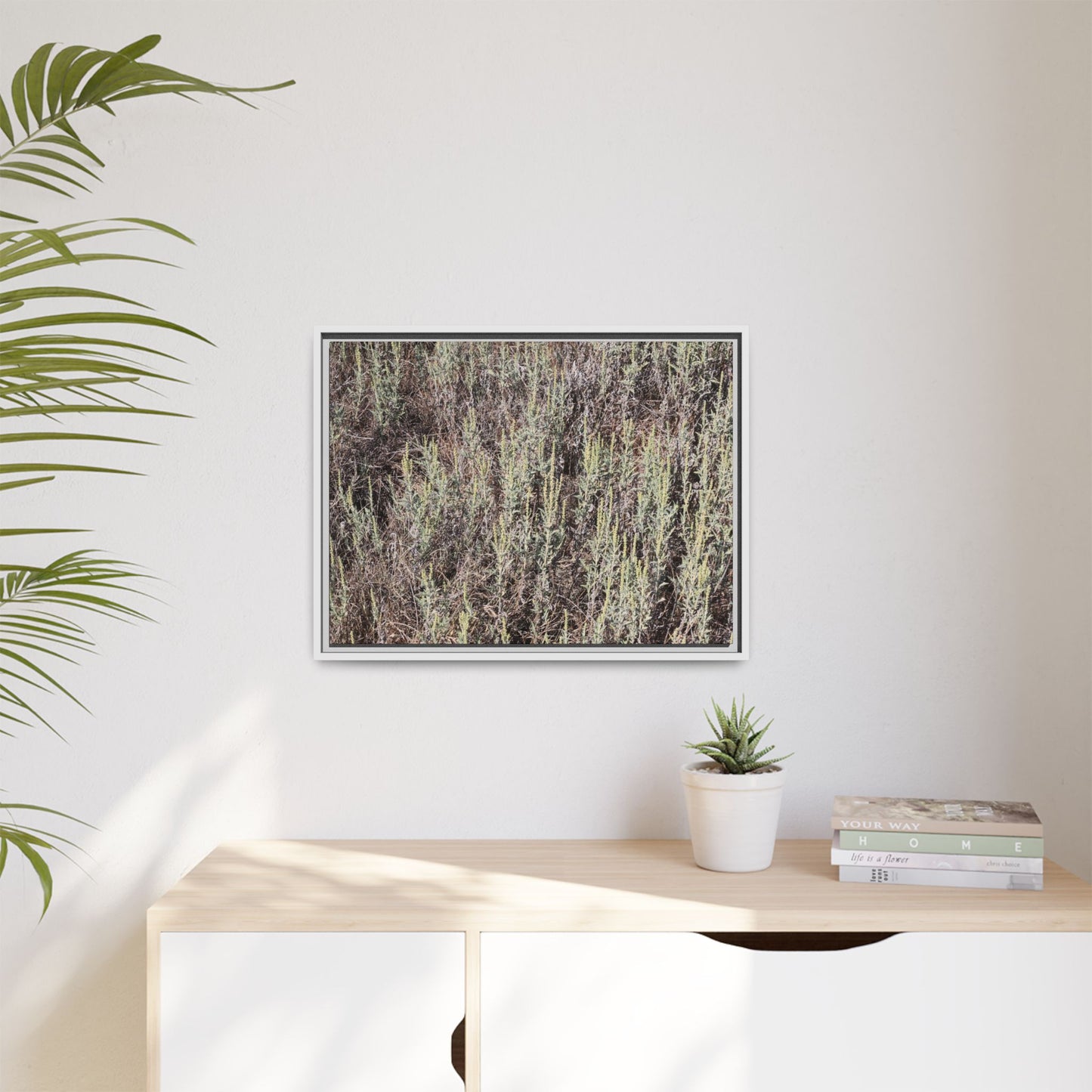 Sage Fields Forever - Unique Stretched Canvas Wall Art - Art By Earth