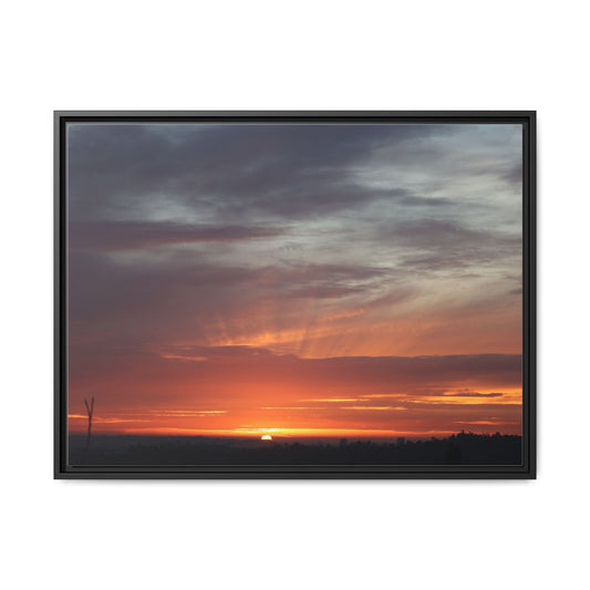 Fiery Horizon - Unique Poster Wall Art