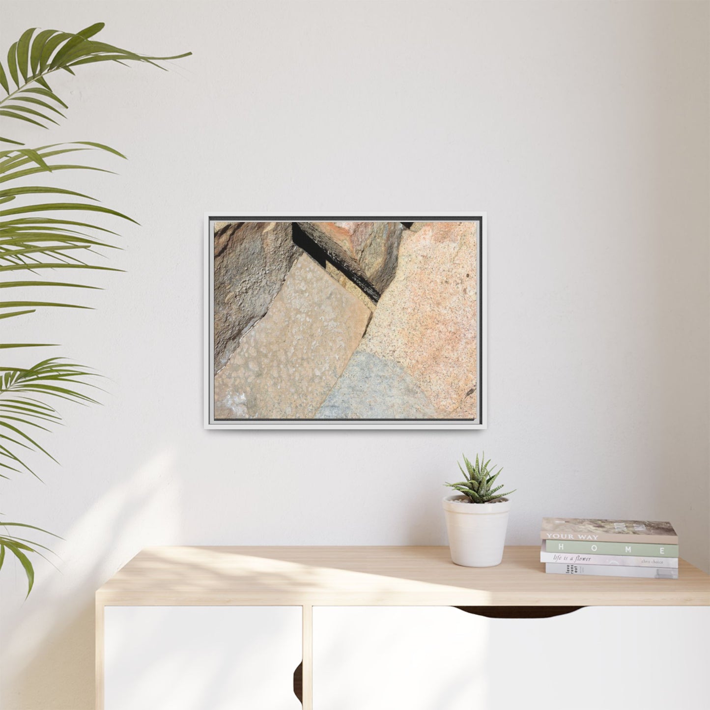 Rock Fragment - Unique Stretched Canvas Wall Art