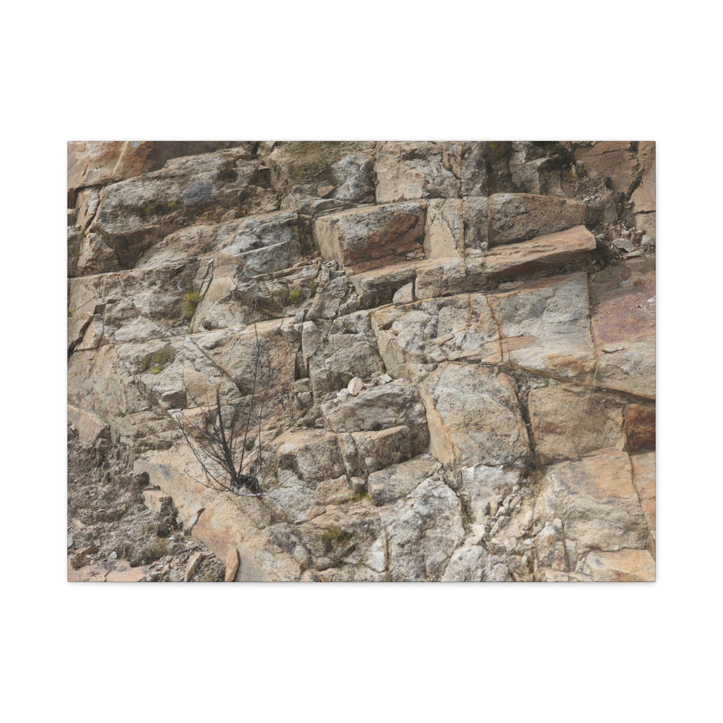 Broken Rock Canvas - Unique Frameless Canvas Wall Art
