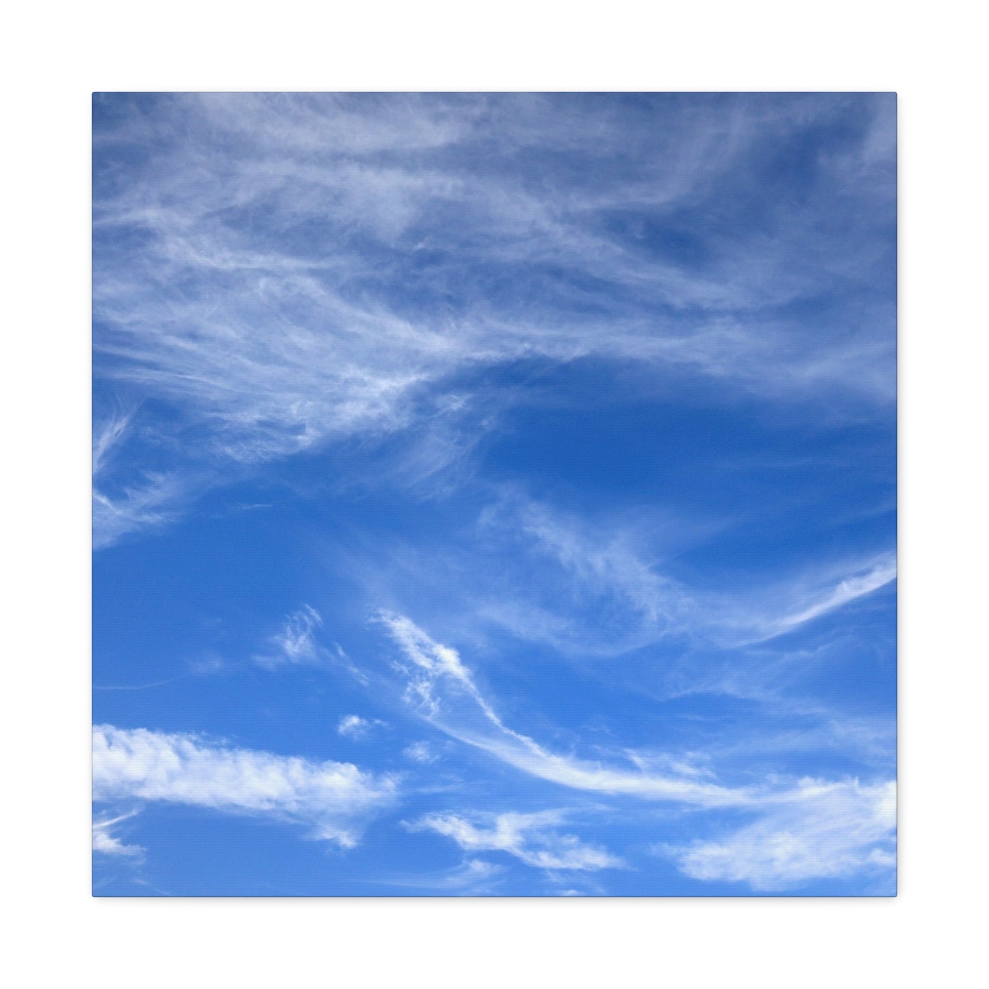 Sky's Ethereal Dance - Unique Frameless Canvas Wall Art