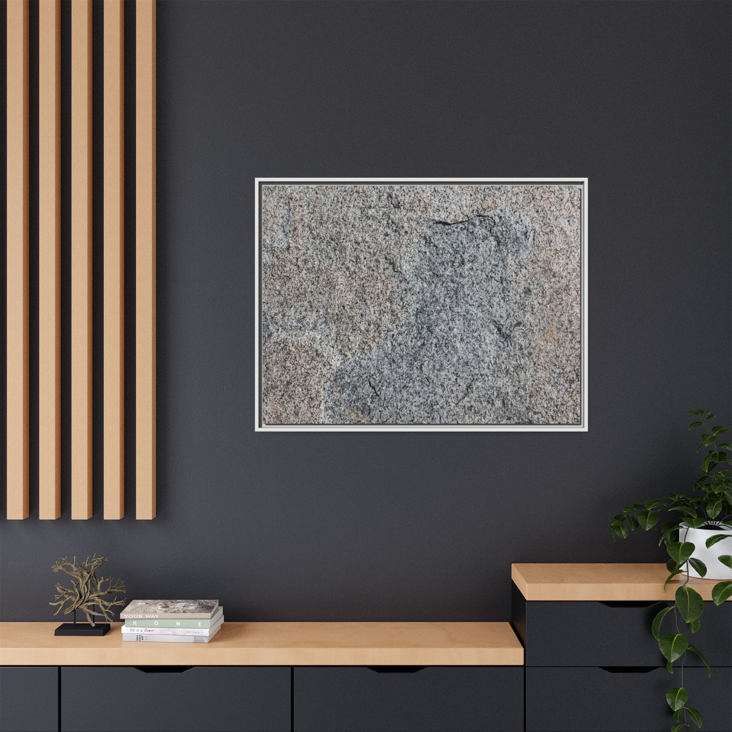 Stone Symphony - Unique Stretched Canvas Wall Art
