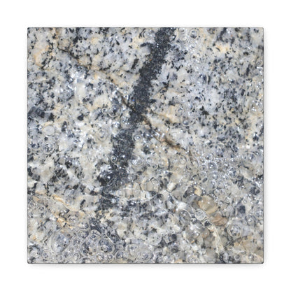 Crystalline Bubbles - Unique Frameless Canvas Wall Art