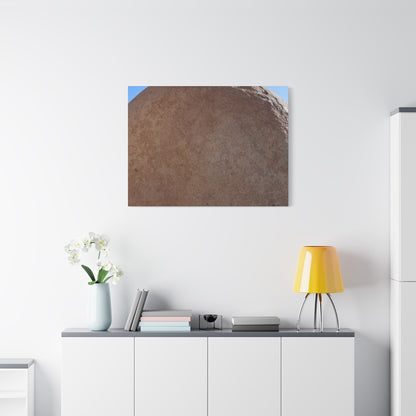 Stone Sphere of Silence - Unique Frameless Canvas Wall Art
