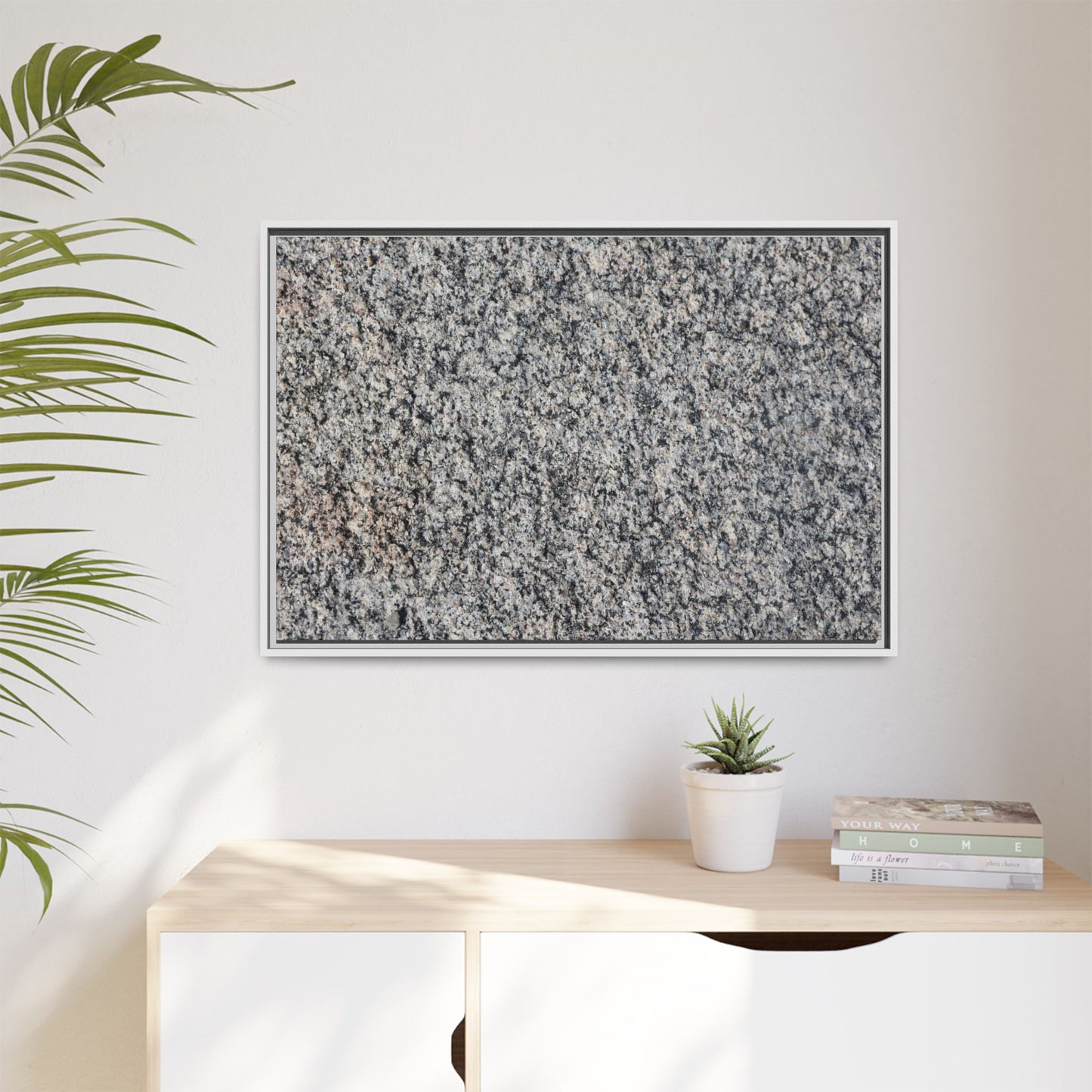 Crystalline Fusion - Unique Stretched Canvas Wall Art