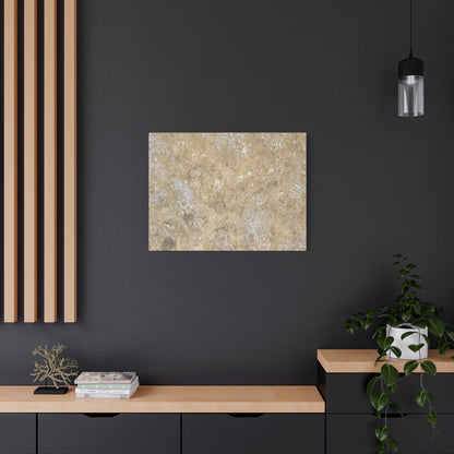 Bubbles in Sand - Unique Frameless Canvas Wall Art