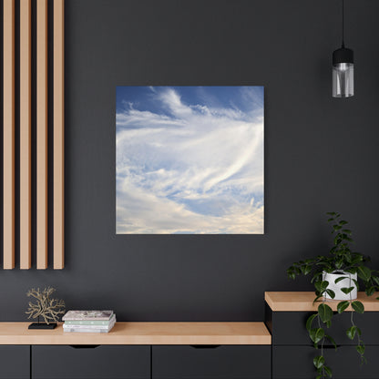 Whispers of Celestial Breath - Unique Frameless Canvas Wall Art