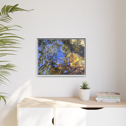 Watery Kaleidoscope - Unique Stretched Canvas Wall Art