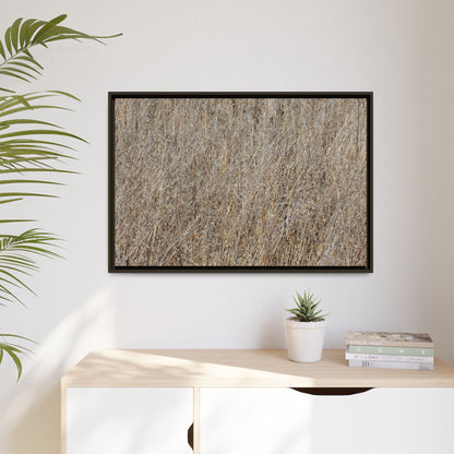 Dry Straw Symphony - Unique Stretched Canvas Wall Art - Art By Earth
