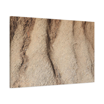Weathered Earth - Unique Frameless Canvas Wall Art