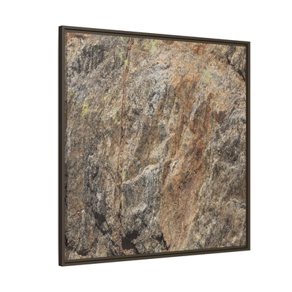 Weathered Rock Formation - Unique Stretched Canvas Wall Art