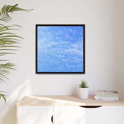 Wispy Blue Dreams - Unique Stretched Canvas Wall Art