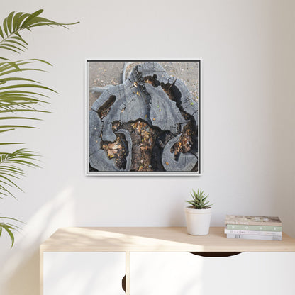 Time's Fractal Memory - Unique Stretched Canvas Wall Art
