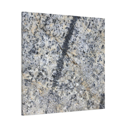 Crystalline Bubbles - Unique Frameless Canvas Wall Art
