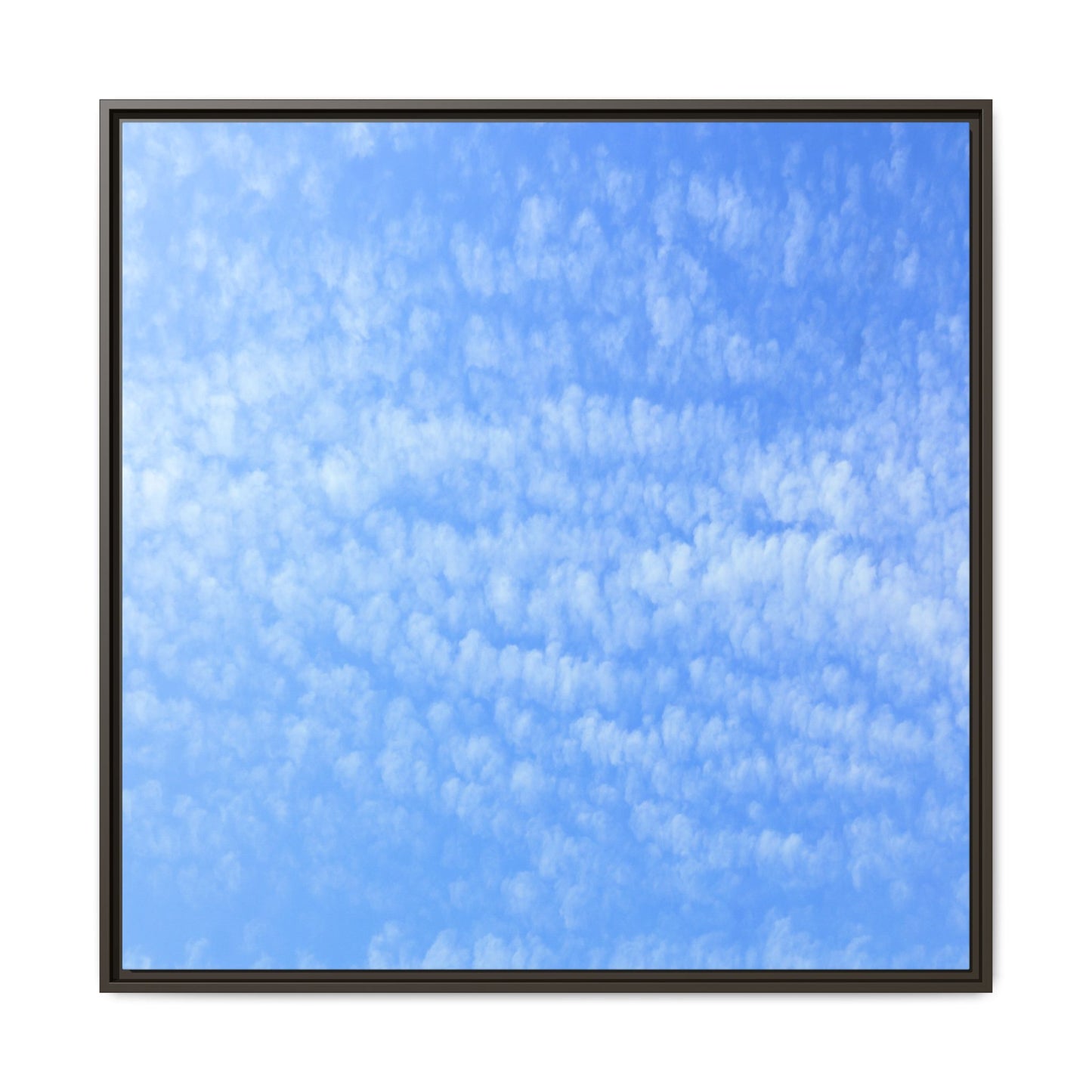 Wispy Blue Dreams - Unique Stretched Canvas Wall Art