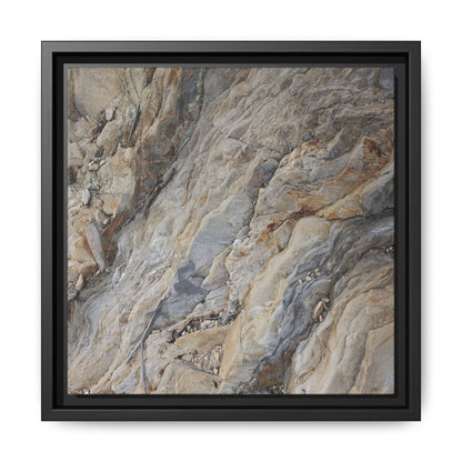 Layers of Earth's History - Unique Stretched Canvas Wall Art