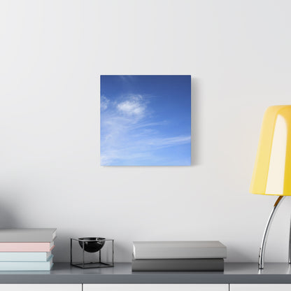Blue Breath - Unique Frameless Canvas Wall Art