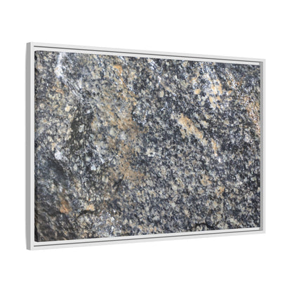 Crystalline Echoes - Unique Stretched Canvas Wall Art