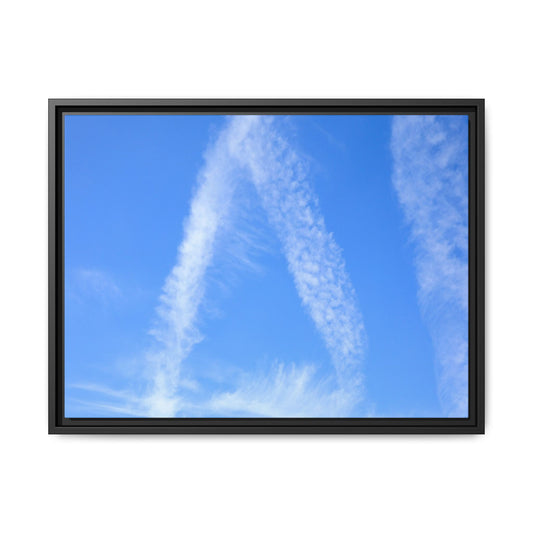 Skyward Whispers - Unique Stretched Canvas Wall Art