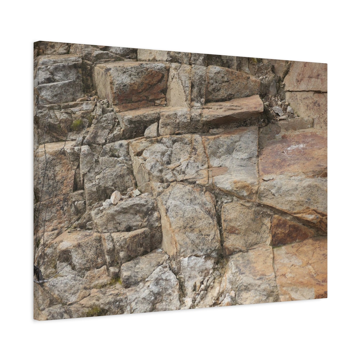 Stone Memories - Unique Frameless Canvas Wall Art