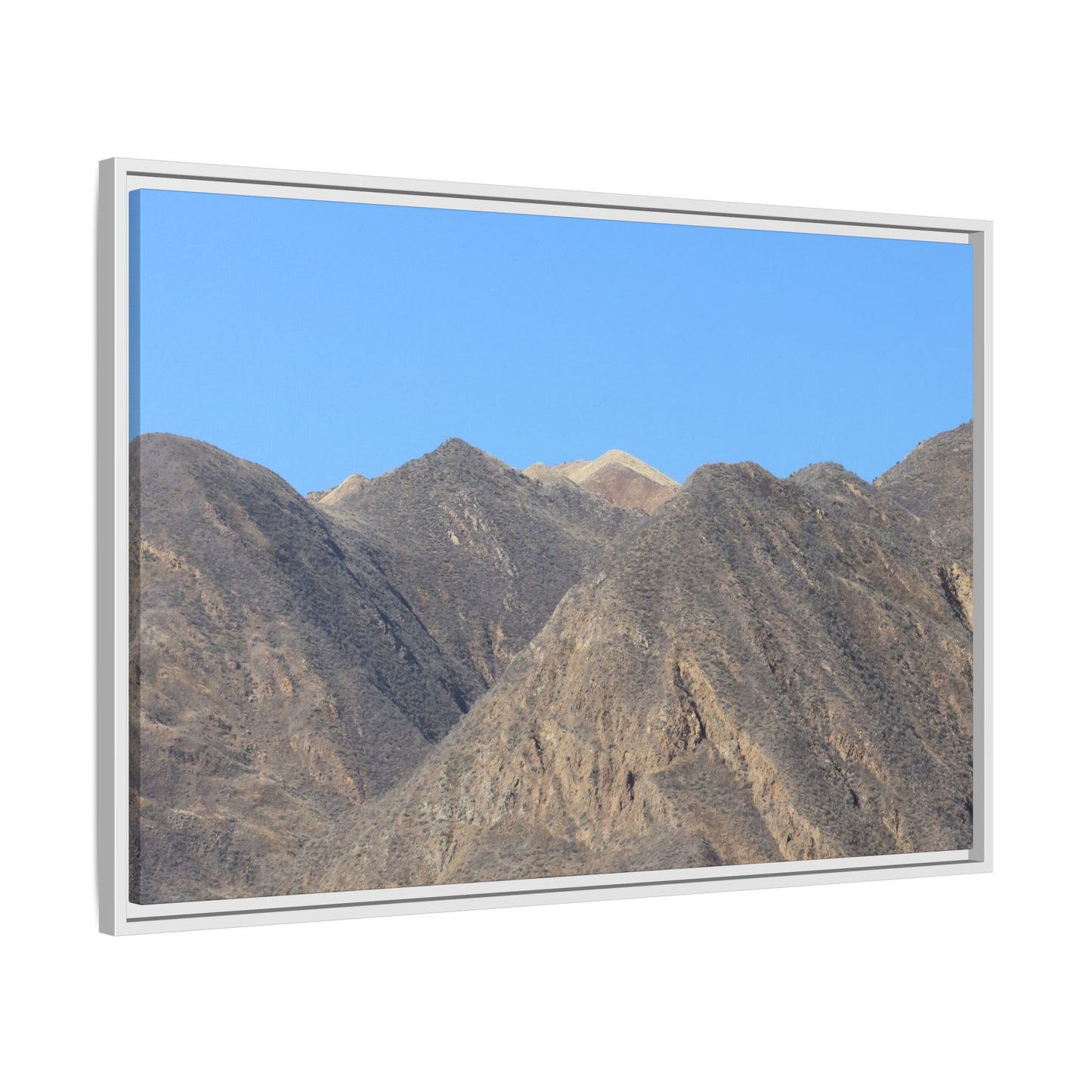Echoes of Barren Peaks - Unique Stretched Canvas Wall Art - Art By Earth