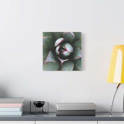 Emerald Spiral - Unique Frameless Canvas Wall Art