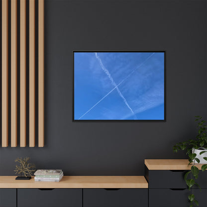 Sky Crossroads - Unique Stretched Canvas Wall Art