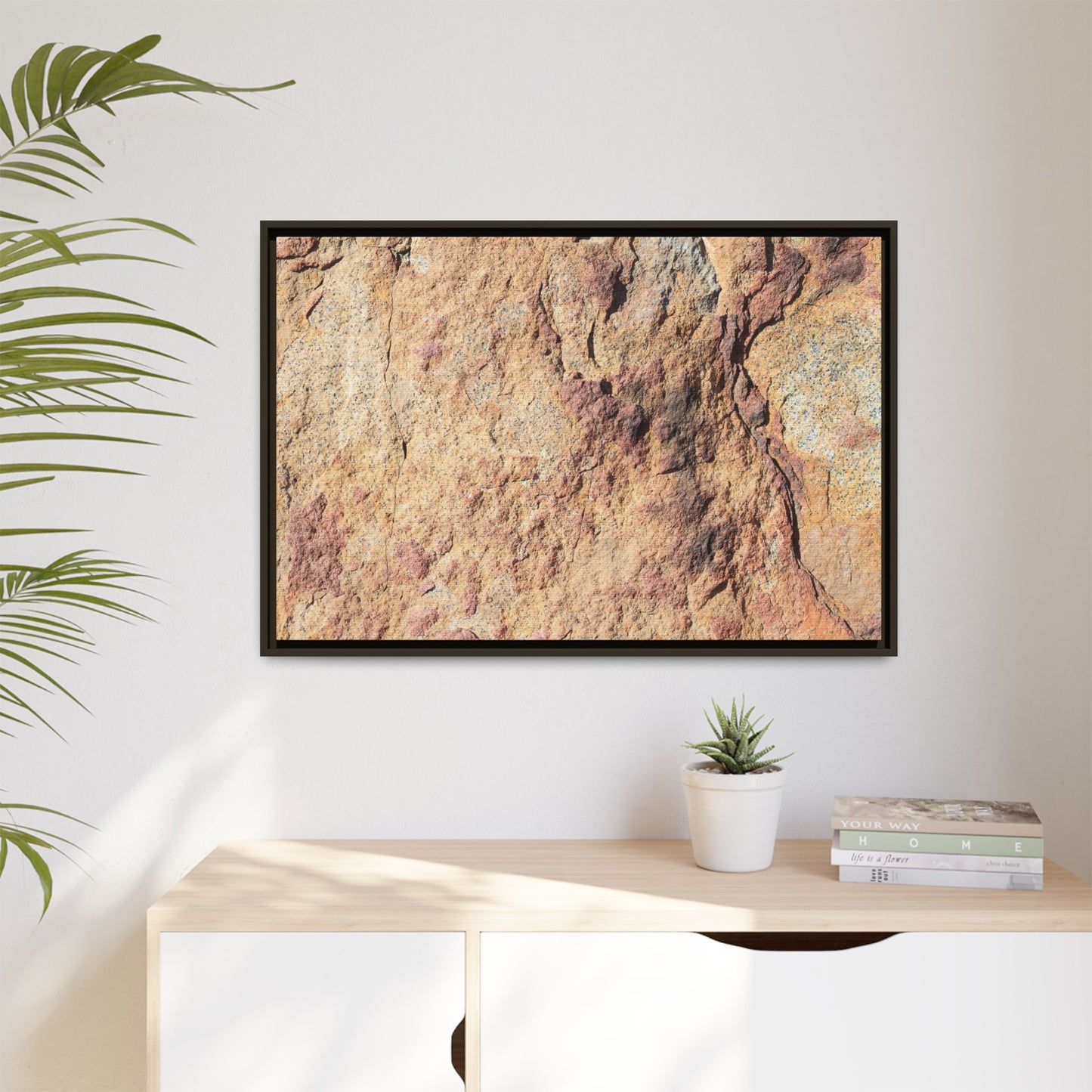 Fractal Stone - Unique Stretched Canvas Wall Art