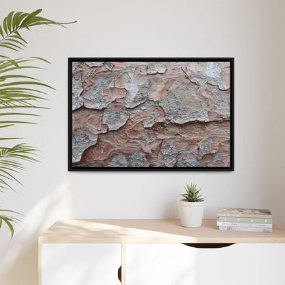 Flaking Serenity - Unique Stretched Canvas Wall Art
